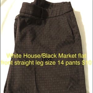 White House Black Market black size 14s